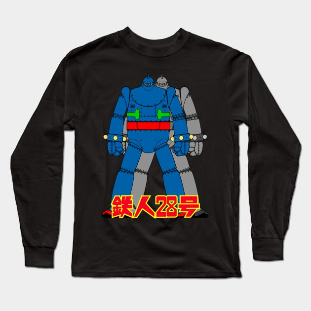 Space-Age Robot Gigantor Long Sleeve T-Shirt by Breakpoint